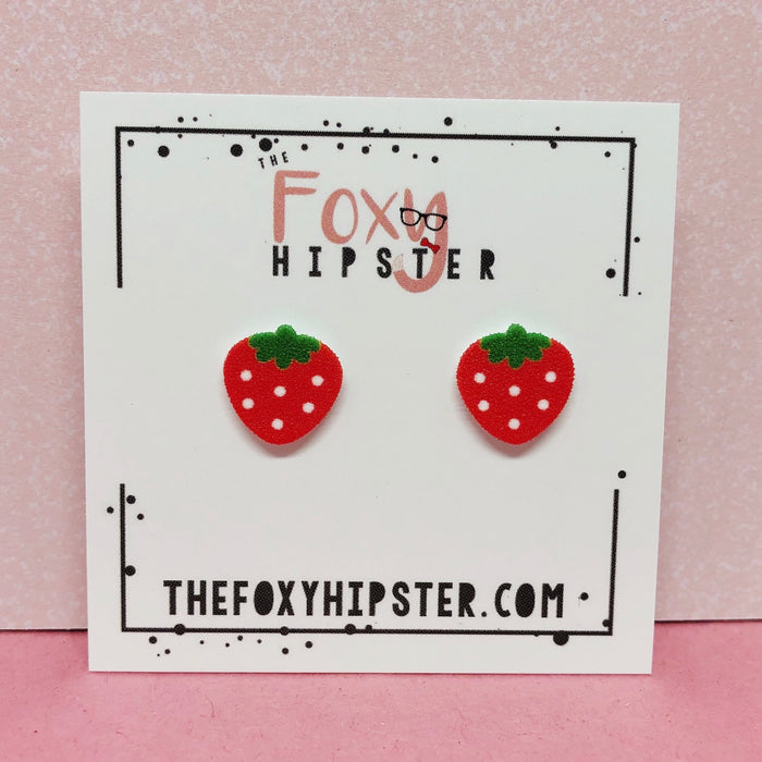 Strawberry Stud Earrings