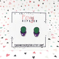 Succulent Stud Earrings