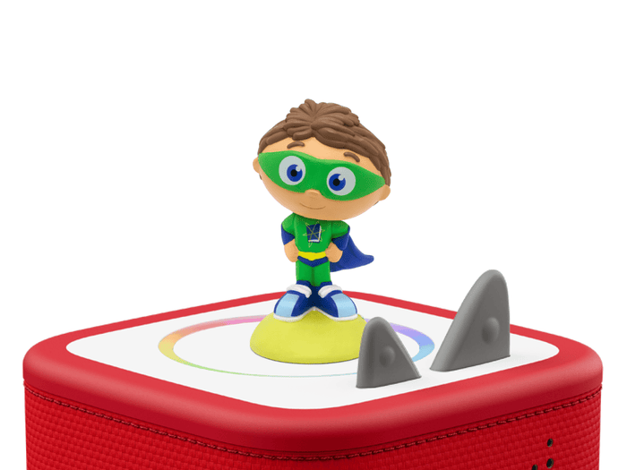 Super Why! Tonie on a Red Toniebox