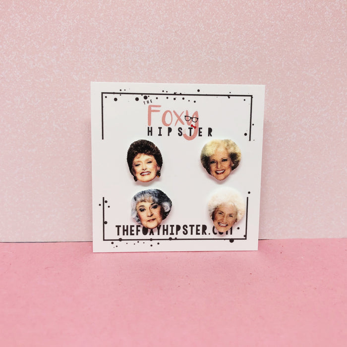 The Golden Girls Stud Earrings