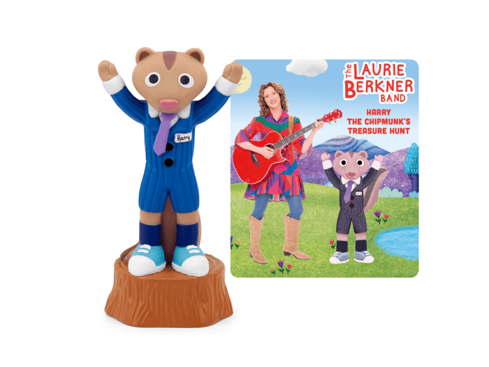Laurie Berkner 3- Harry The Chipmunk's Treasure Hunt Tonie and content illustration
