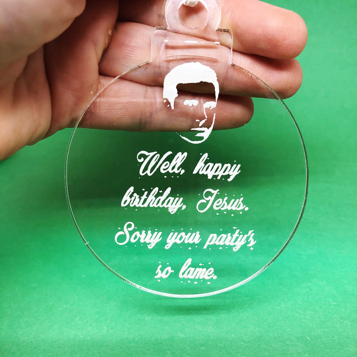 The Office Christmas Jesus Quote Ornament