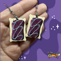 Toaster Pastry Wild Berry Dangle Earrings