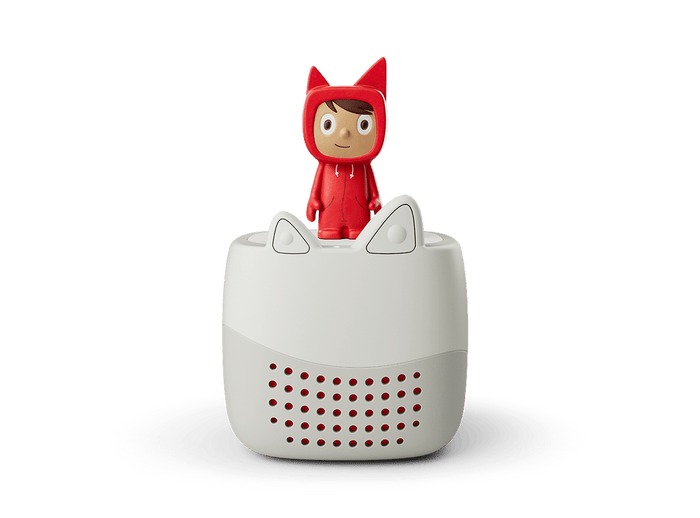 Front view of Toniebox Lite My Story Set an audio player for kids, used with Tonie audio figurines