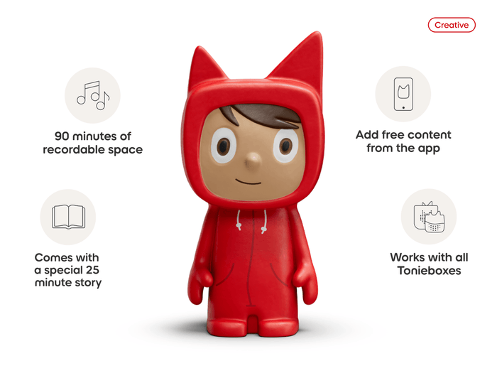 Rubie Creative Tonie audio figurine from the Creative category, inspiring audio journeys and imaginative play