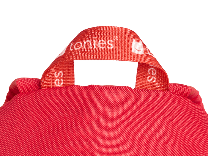 details and strap view ofToniebox Character Backpack - Elmo
