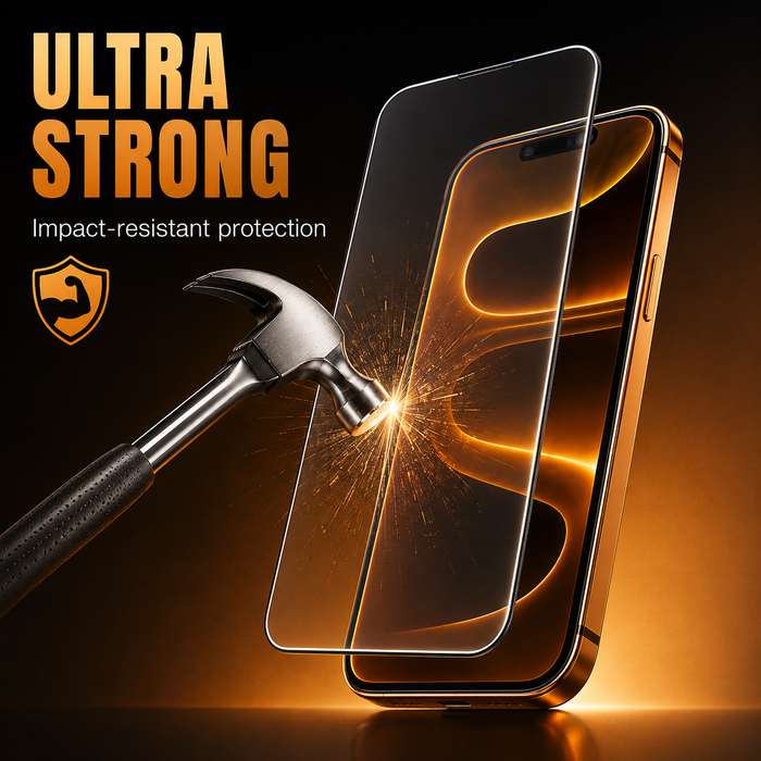 Ultra Tough Clear Unbreakable Tempered Glass For Apple iPhone 18 Pro Max