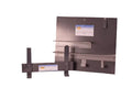 Wall-mounted PPE storage racks for safety equipment organization and facility maintenance