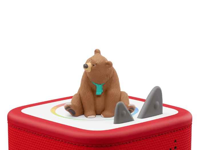We're Going On A Bear Hunt Tonie on a Red Toniebox