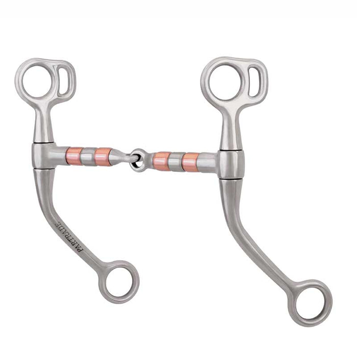 Western Rawhide Metalab Copper Roller Tom Thumb Bit