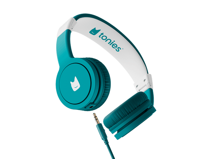 Wired Teal Headphones | transparent