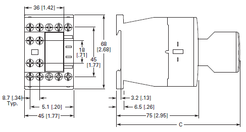 Eaton XTCE015B10A 15 AMP Contactor