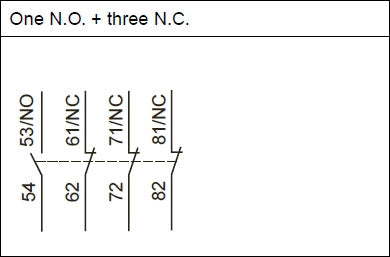 Eaton XTMCXFA13 Auxiliary contact block
