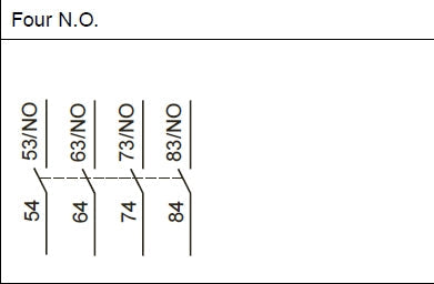 Eaton XTMCXFA40 Auxiliary contact block