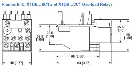 Eaton XTOB032CC1 overload relay