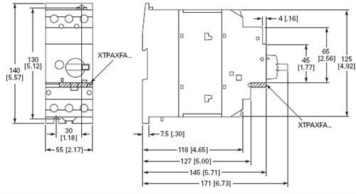 Eaton XTPR016DC1 Manual Motor Protector