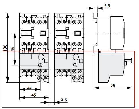 Moeller ZE-9 Overload Relay